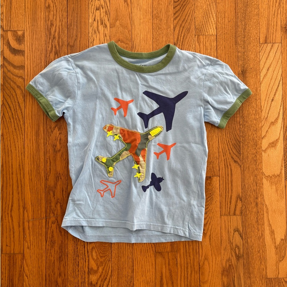 Mini Boden Air plane T shirt